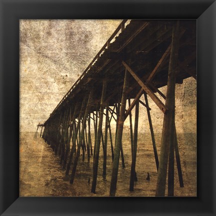 Framed Ocean Pier No. 1 Print