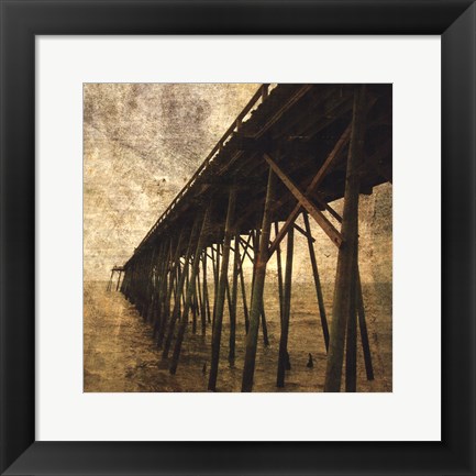 Framed Ocean Pier No. 1 Print