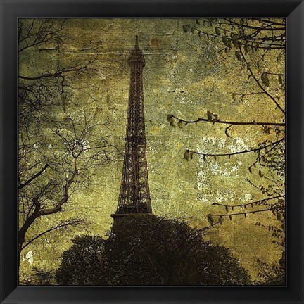 Framed Eiffel Tower Print