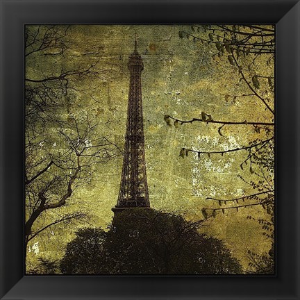 Framed Eiffel Tower Print