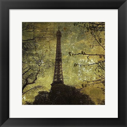 Framed Eiffel Tower Print