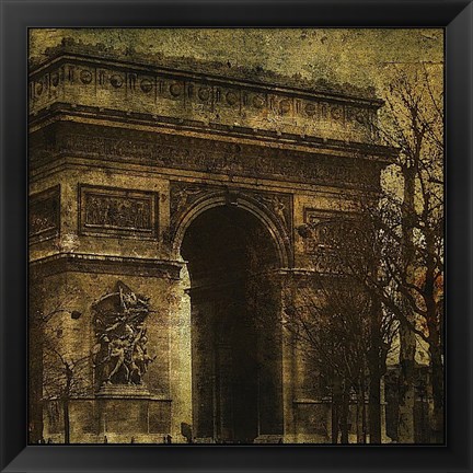 Framed Arc de Triomphe Print