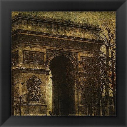 Framed Arc de Triomphe Print