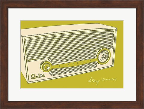 Framed Lunastrella Radio Print