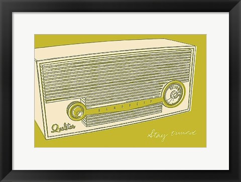 Framed Lunastrella Radio Print