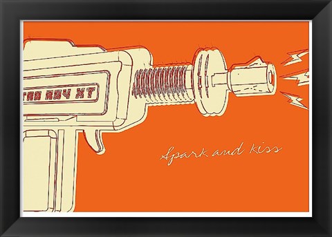 Framed Lunastrella Raygun No. 1 Print