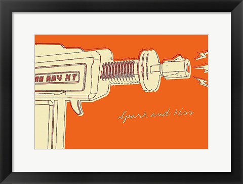 Framed Lunastrella Raygun No. 1 Print