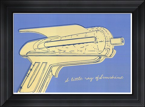 Framed Lunastrella Raygun No. 2 Print