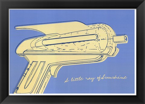 Framed Lunastrella Raygun No. 2 Print