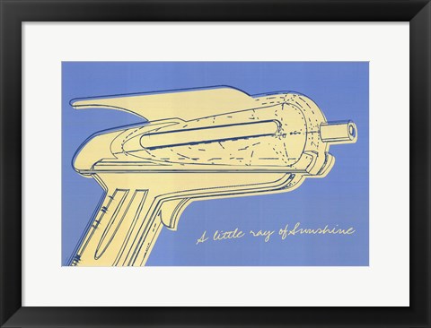 Framed Lunastrella Raygun No. 2 Print