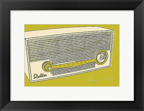 Framed Lunastrella Radio Print