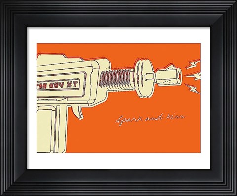 Framed Lunastrella Raygun No. 1 Print