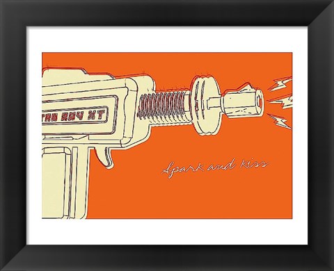 Framed Lunastrella Raygun No. 1 Print