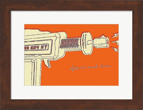 Framed Lunastrella Raygun No. 1 Print