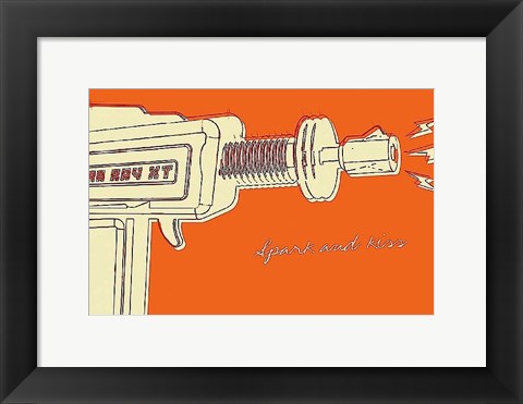 Framed Lunastrella Raygun No. 1 Print