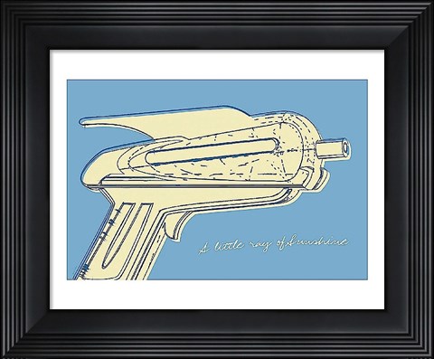 Framed Lunastrella Raygun No. 2 Print
