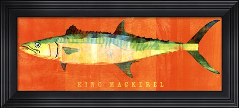 Framed King Mackerel Print