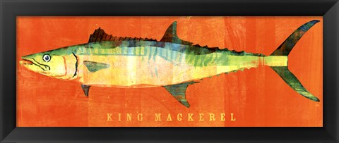 Framed King Mackerel Print