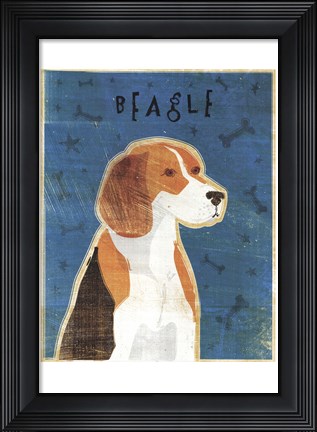 Framed Beagle Print