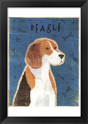 Framed Beagle Print