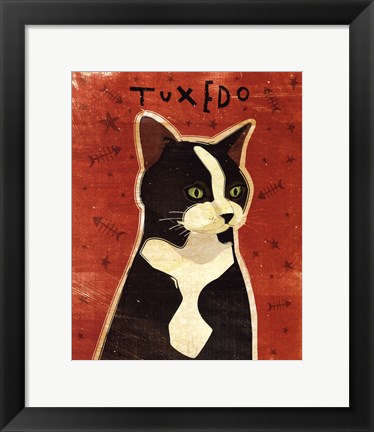 Framed Tuxedo Print