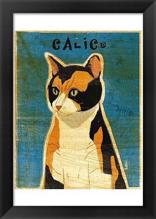 Framed Calico Print