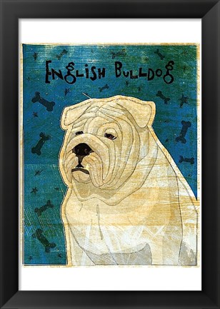 Framed English Bulldog Print