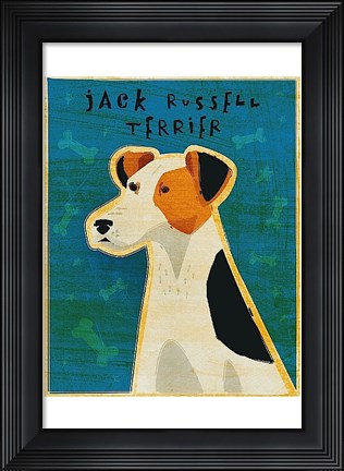 Framed Jack Russell Terrier Print