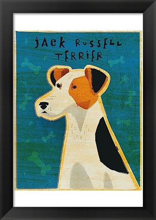 Framed Jack Russell Terrier Print