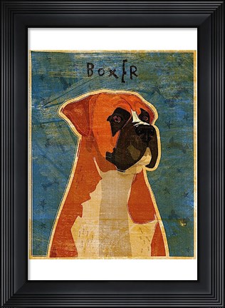 Framed Boxer Print