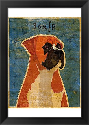 Framed Boxer Print