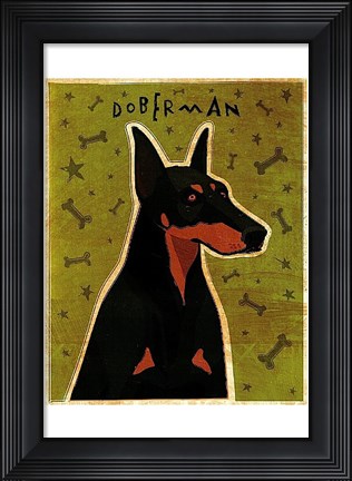 Framed Doberman Print