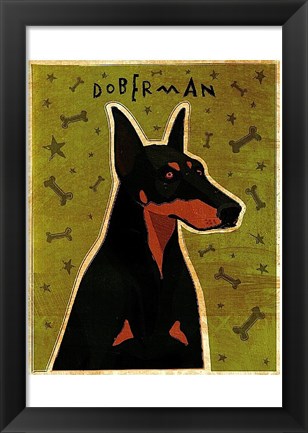 Framed Doberman Print