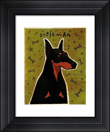 Framed Doberman Print