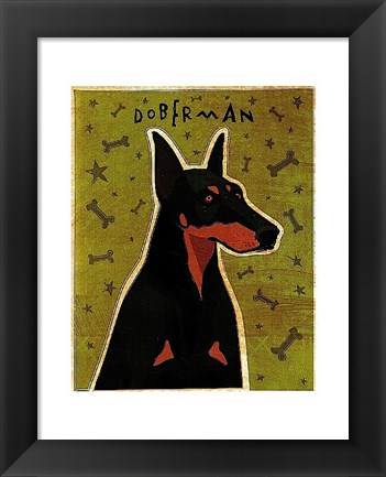 Framed Doberman Print