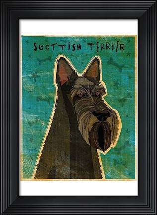 Framed Scottish Terrier Print