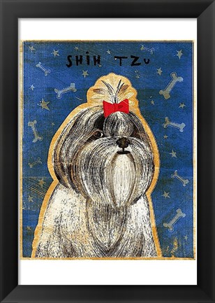 Framed Shih Tzu Print