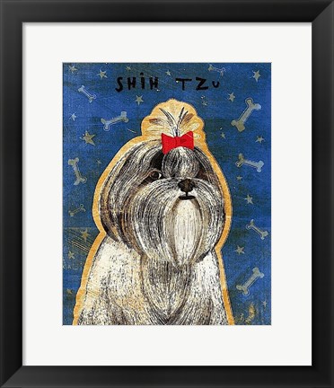 Framed Shih Tzu Print