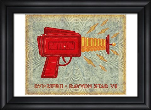 Framed Rayvon Star VII Print