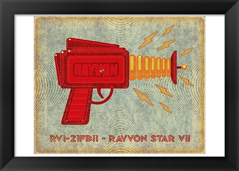 Framed Rayvon Star VII Print