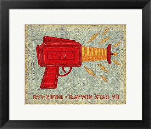 Framed Rayvon Star VII Print