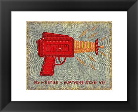 Framed Rayvon Star VII Print