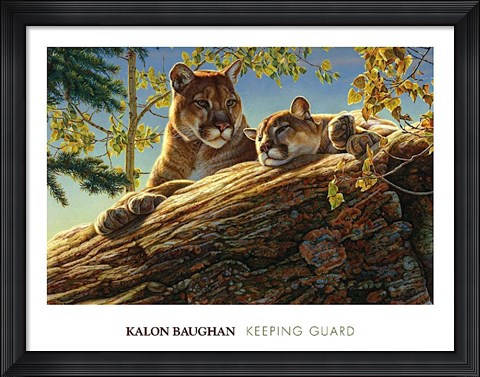 Framed Keeping Guard Print