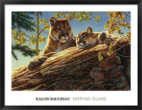 Framed Keeping Guard Print