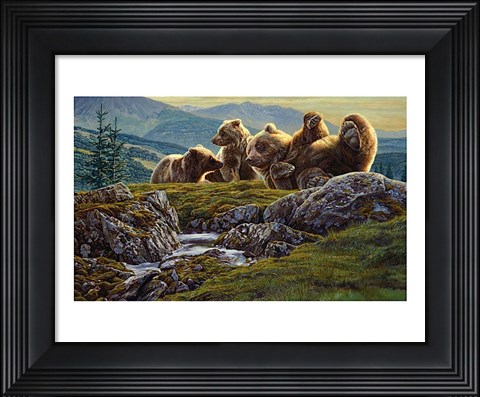 Framed Above the Ridge Print