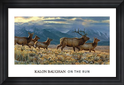 Framed On the Run Print
