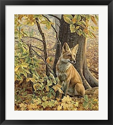 Framed Eyes of Autumn Print