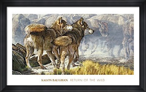 Framed Return of the Wild Print
