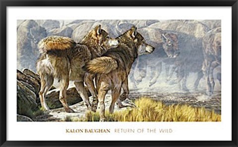 Framed Return of the Wild Print