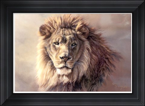 Framed His Majesty Print